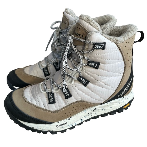 Merrell Women's Antora Faux Shearling Lined Waterproof Sneaker Boot Size 6 - Picture 1 of 8